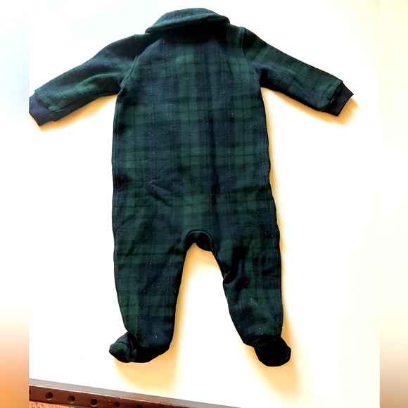 Ralph Lauren Plaid Footie - Picture 3 of 3